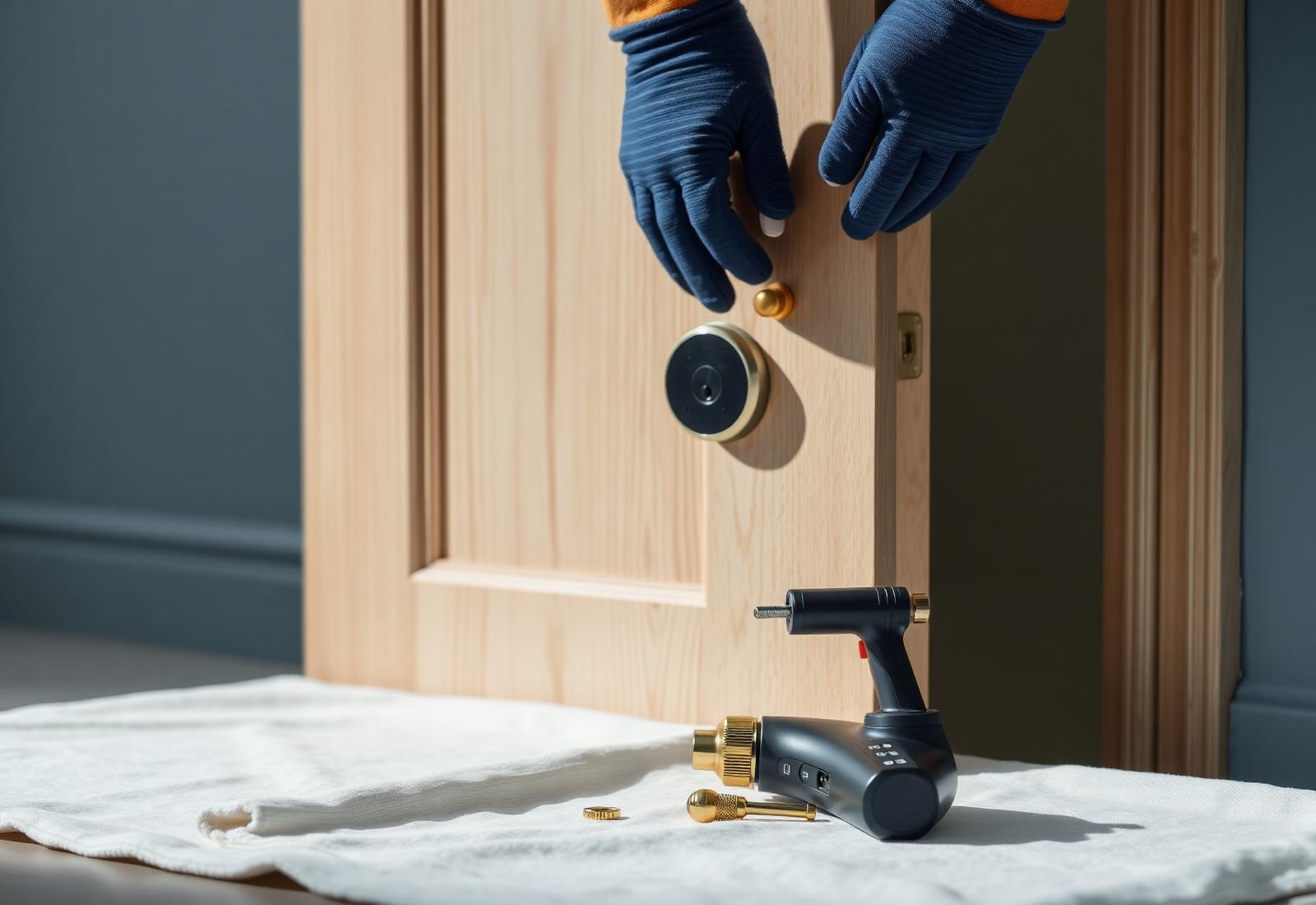 Harbourline Locksmith van and technician on a Toronto call